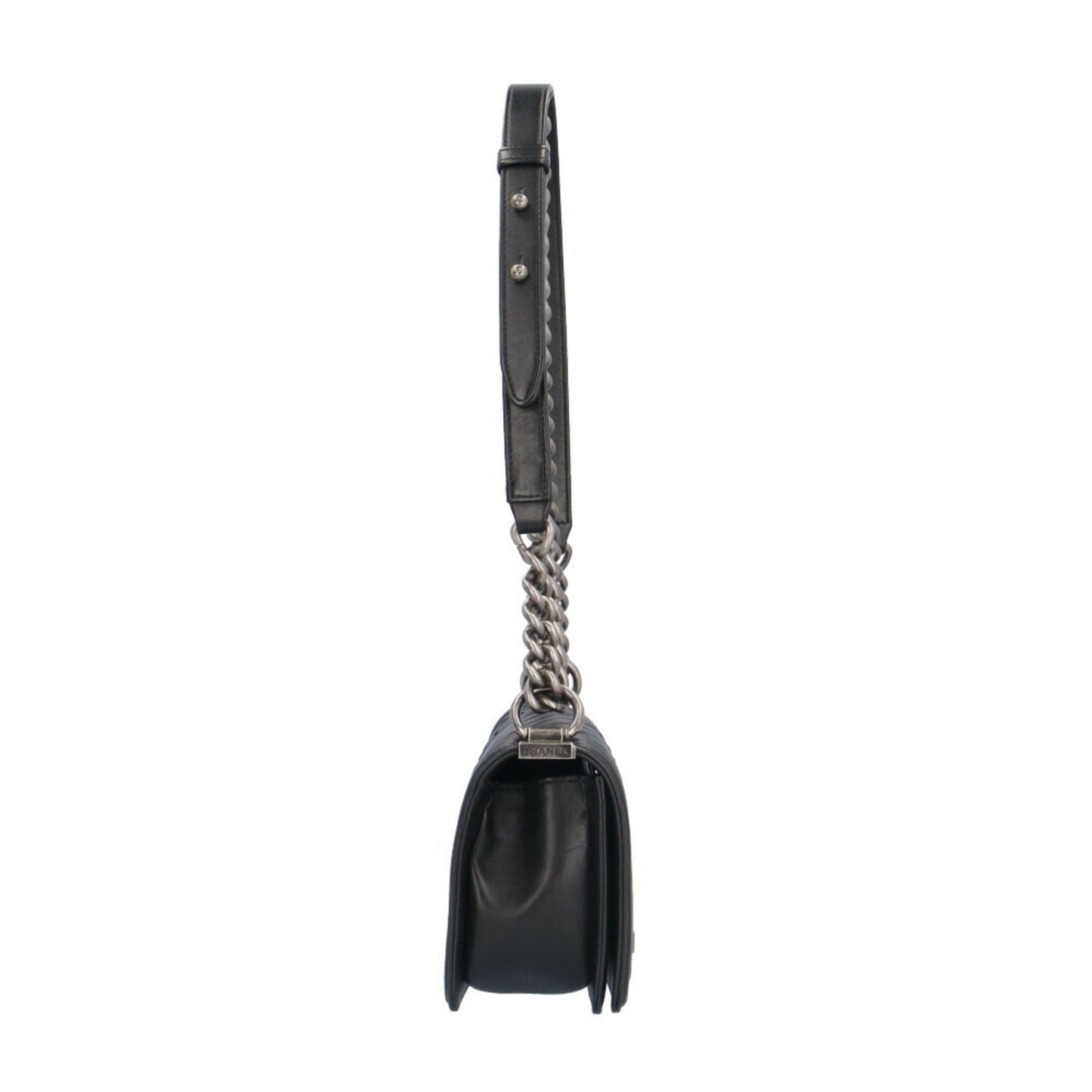 Chanel Sac Boy en cuir noir