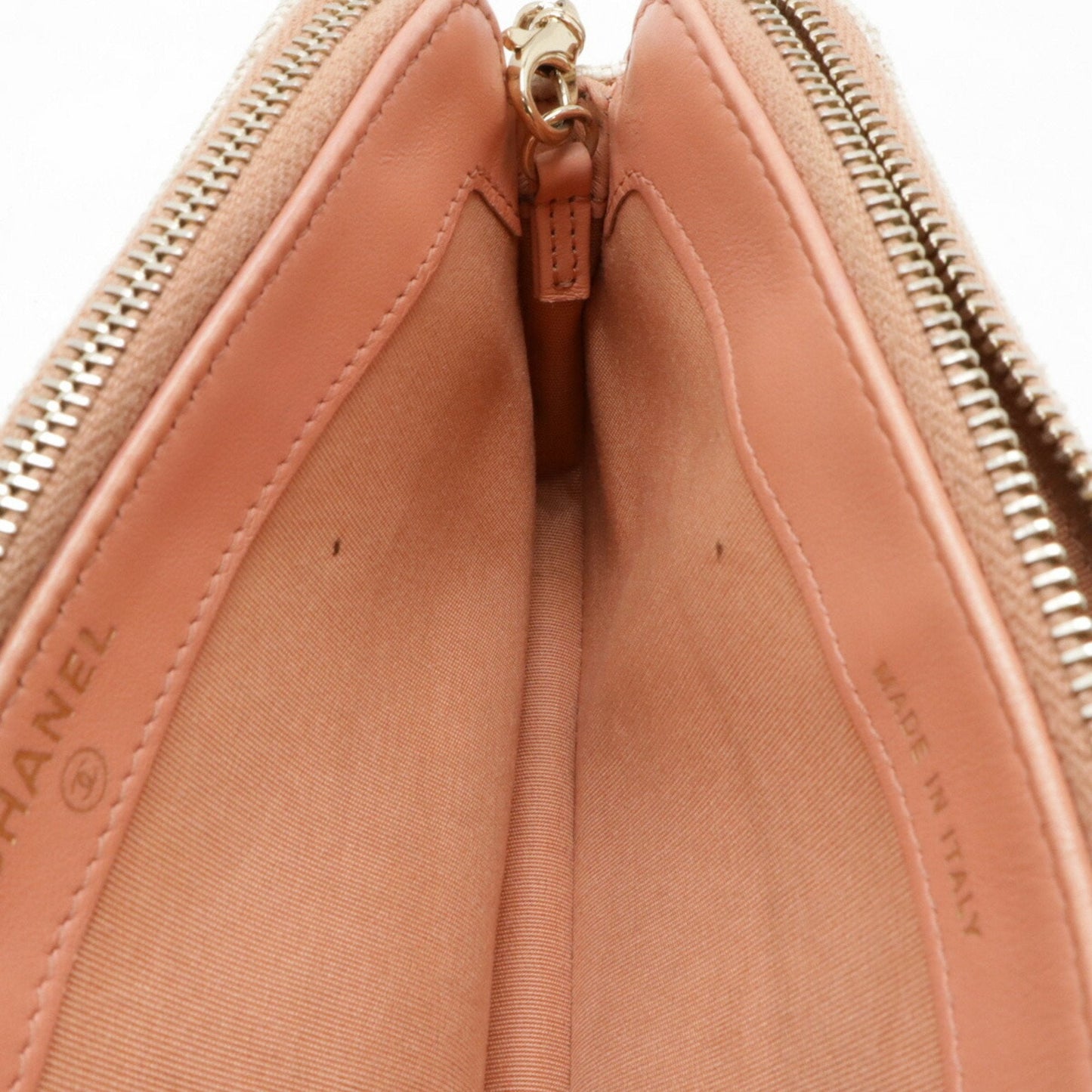 Chanel Sac Deauville en toile rose