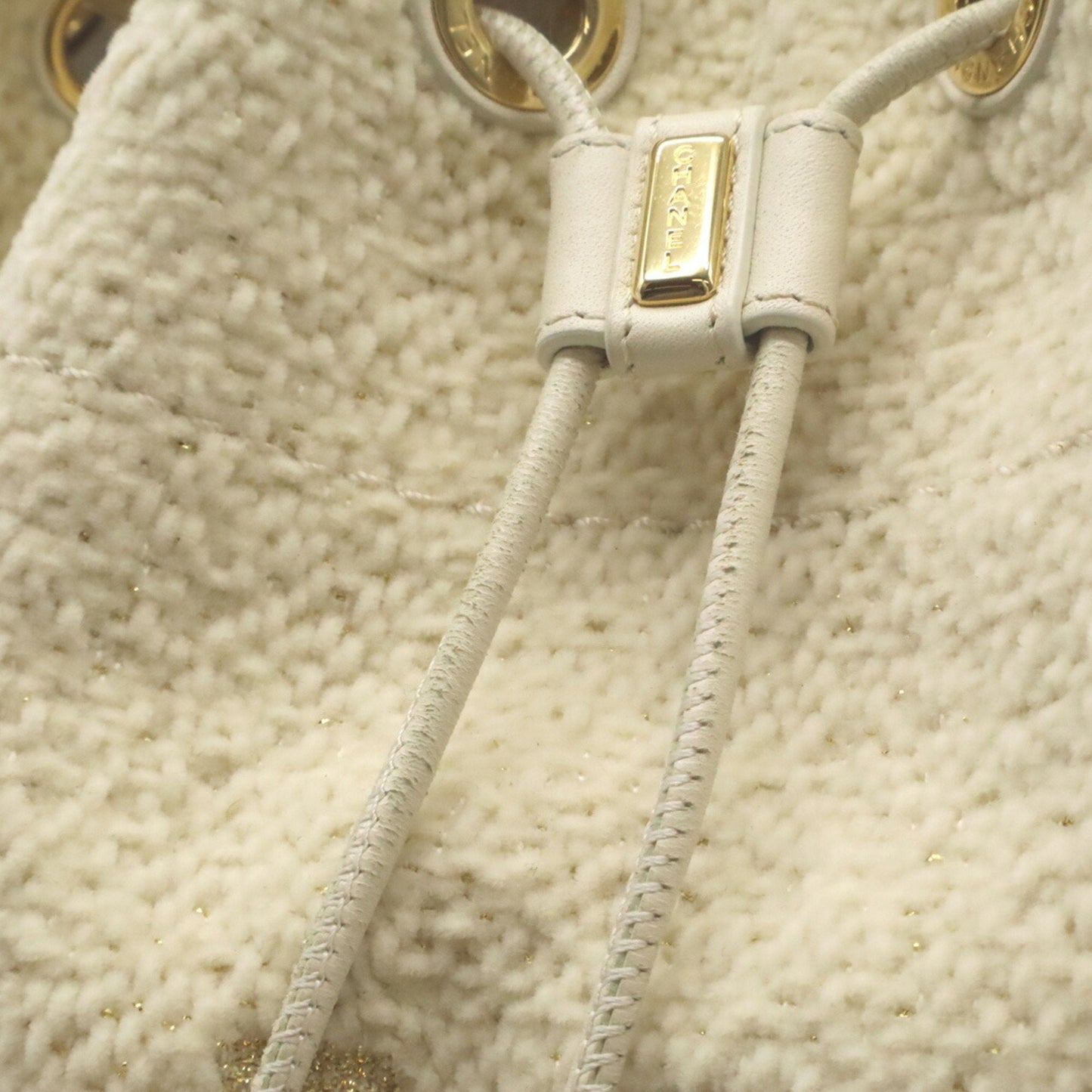 Chanel Sac Deauville en cuir beige