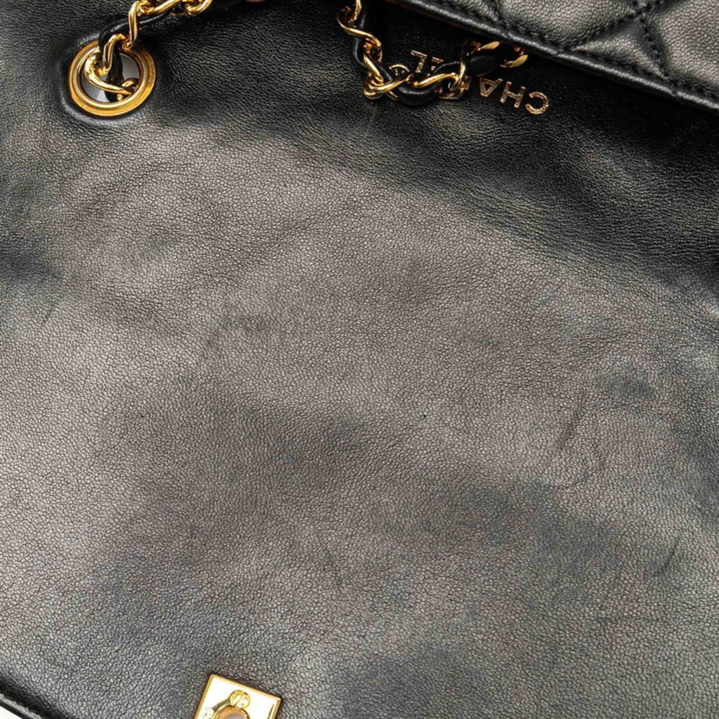 Chanel Sac Diana en cuir noir