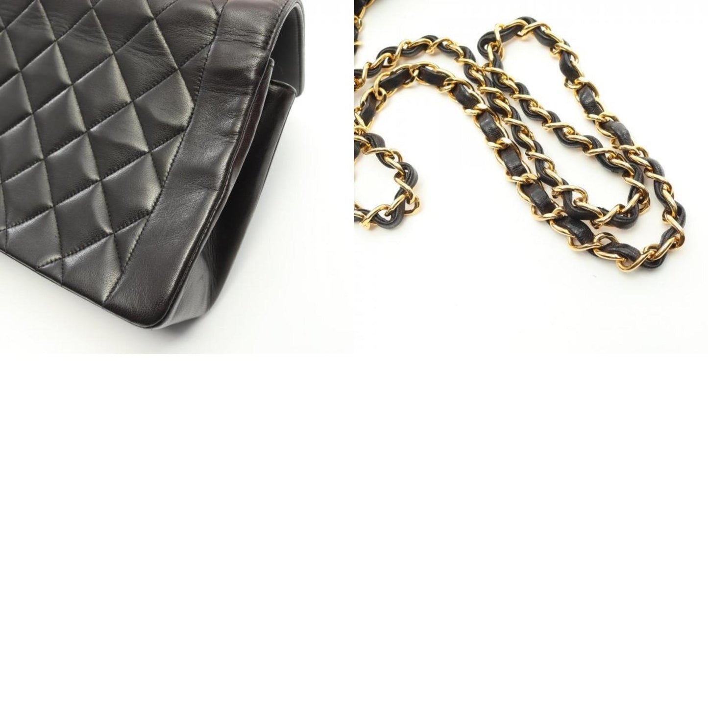 Chanel Sac Diana en cuir noir