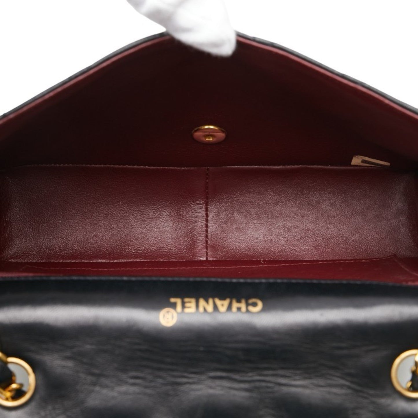 Chanel Sac Diana en cuir noir