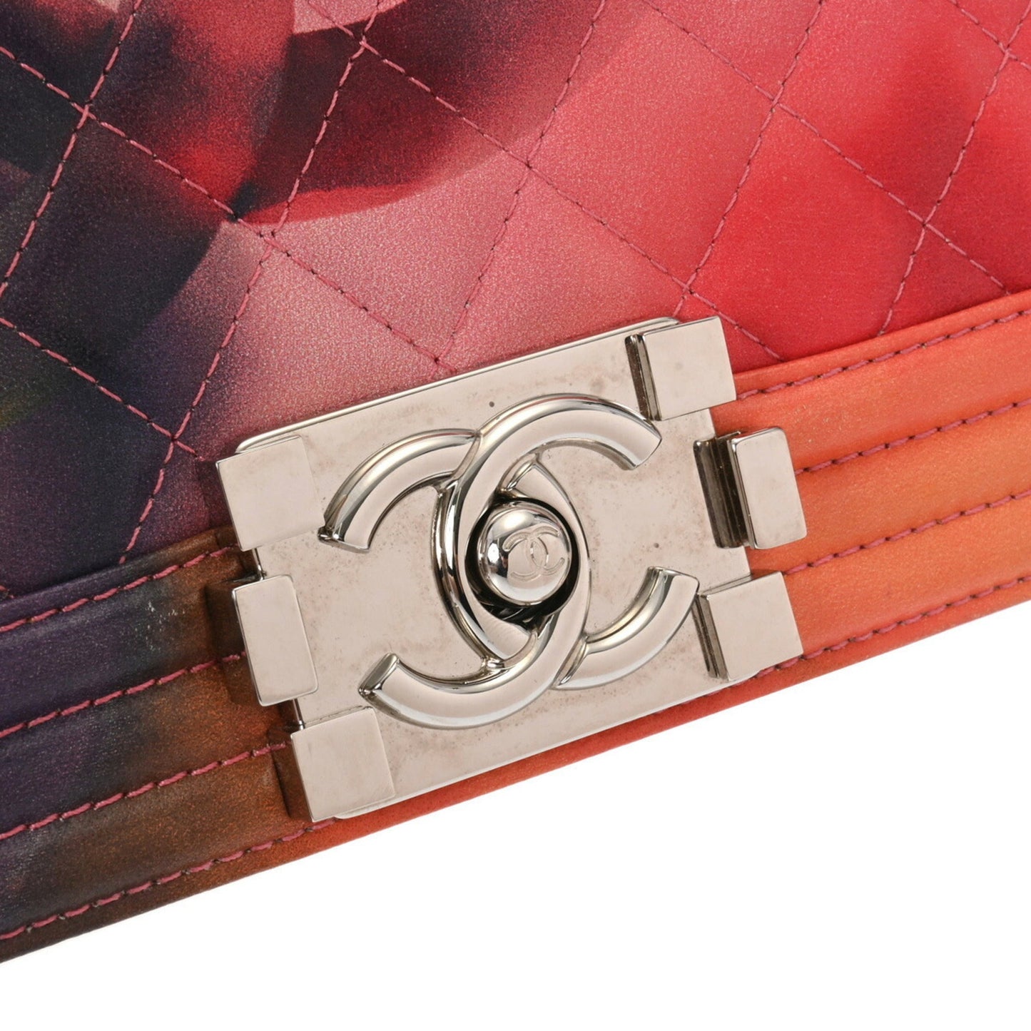 Chanel Sac Boy en cuir marble