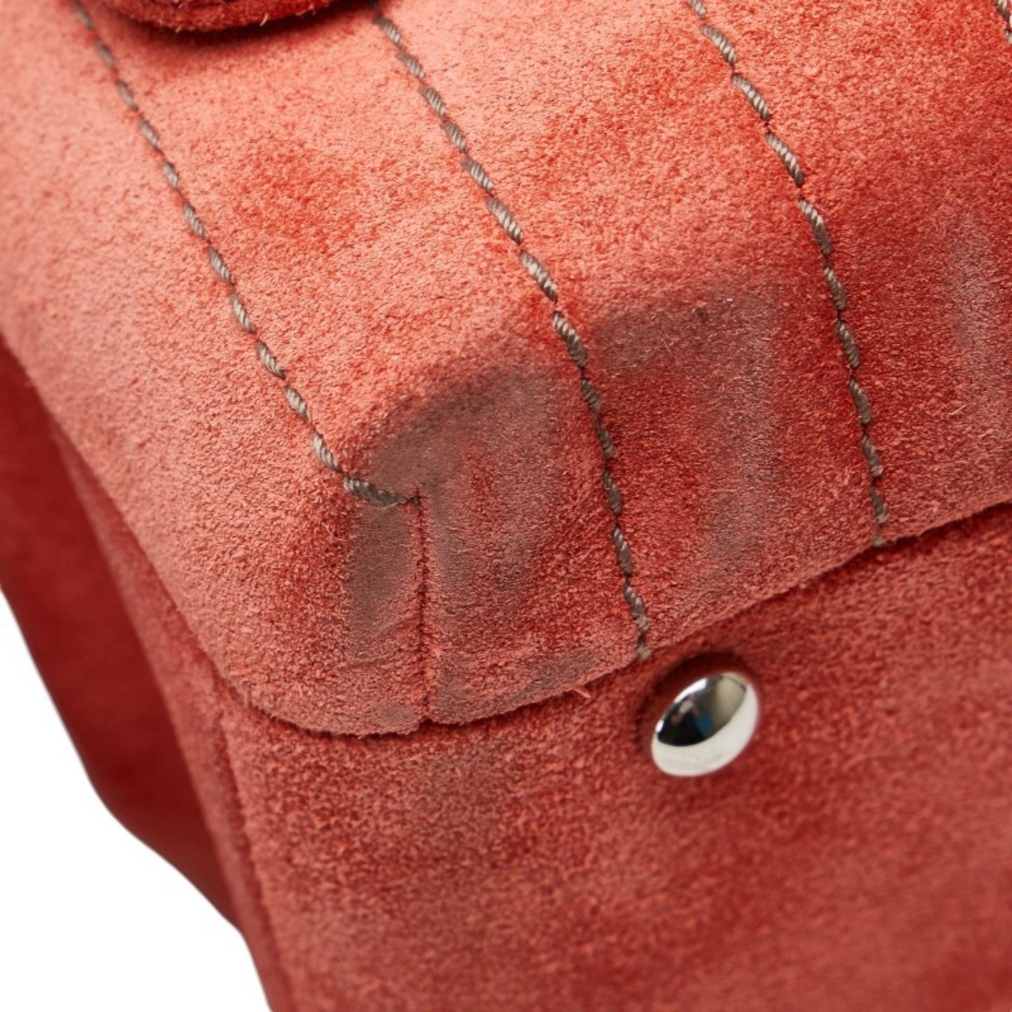 Chanel Sac Mademoiselle en daim orange