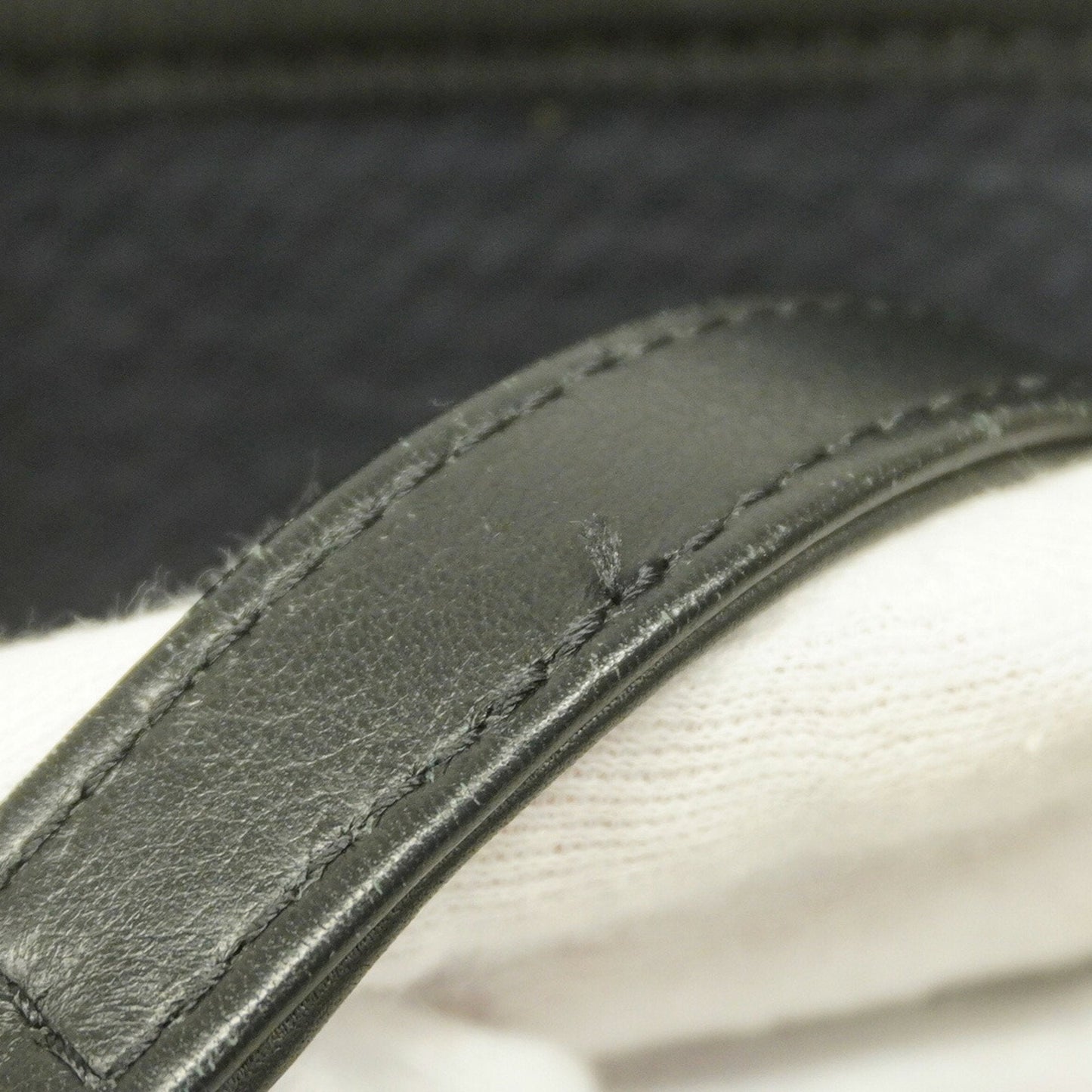 Chanel Sac Deauville en toile noir