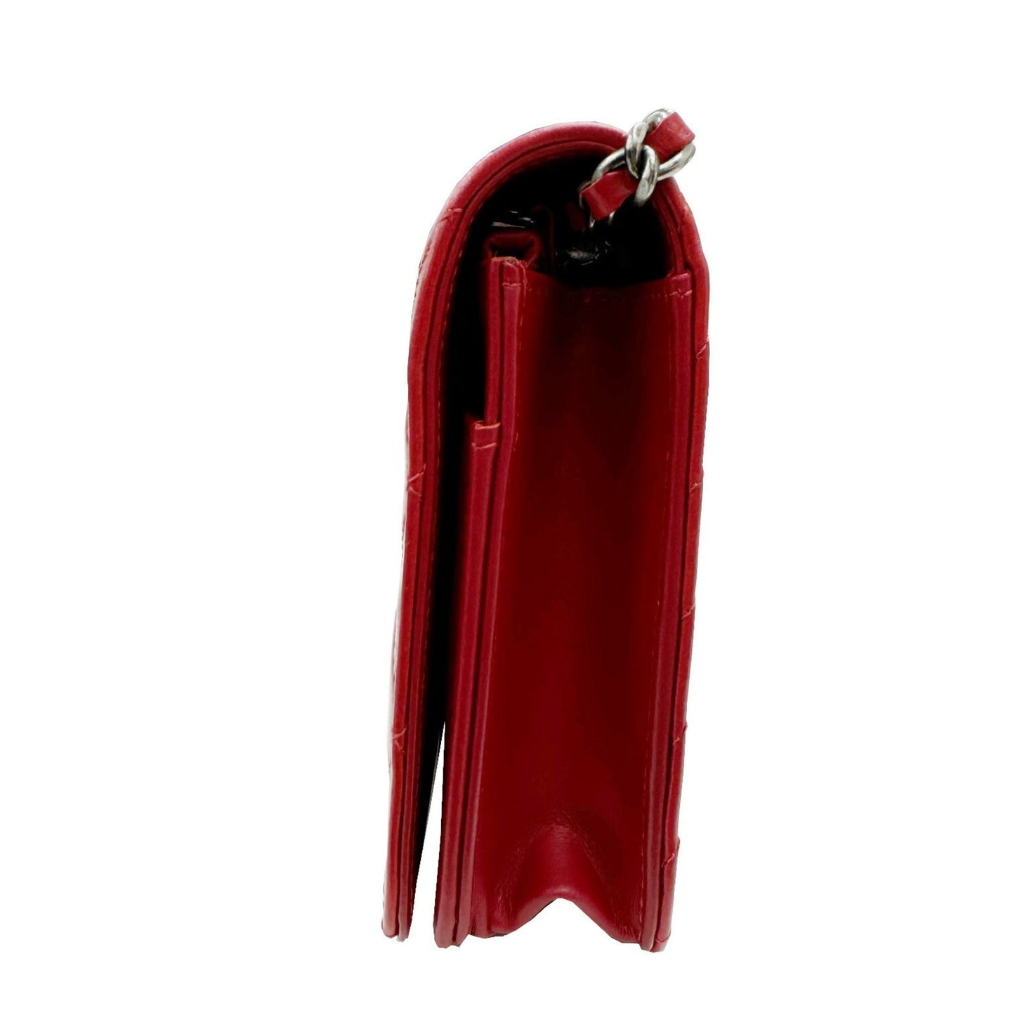Chanel Sac Boy en cuir rouge