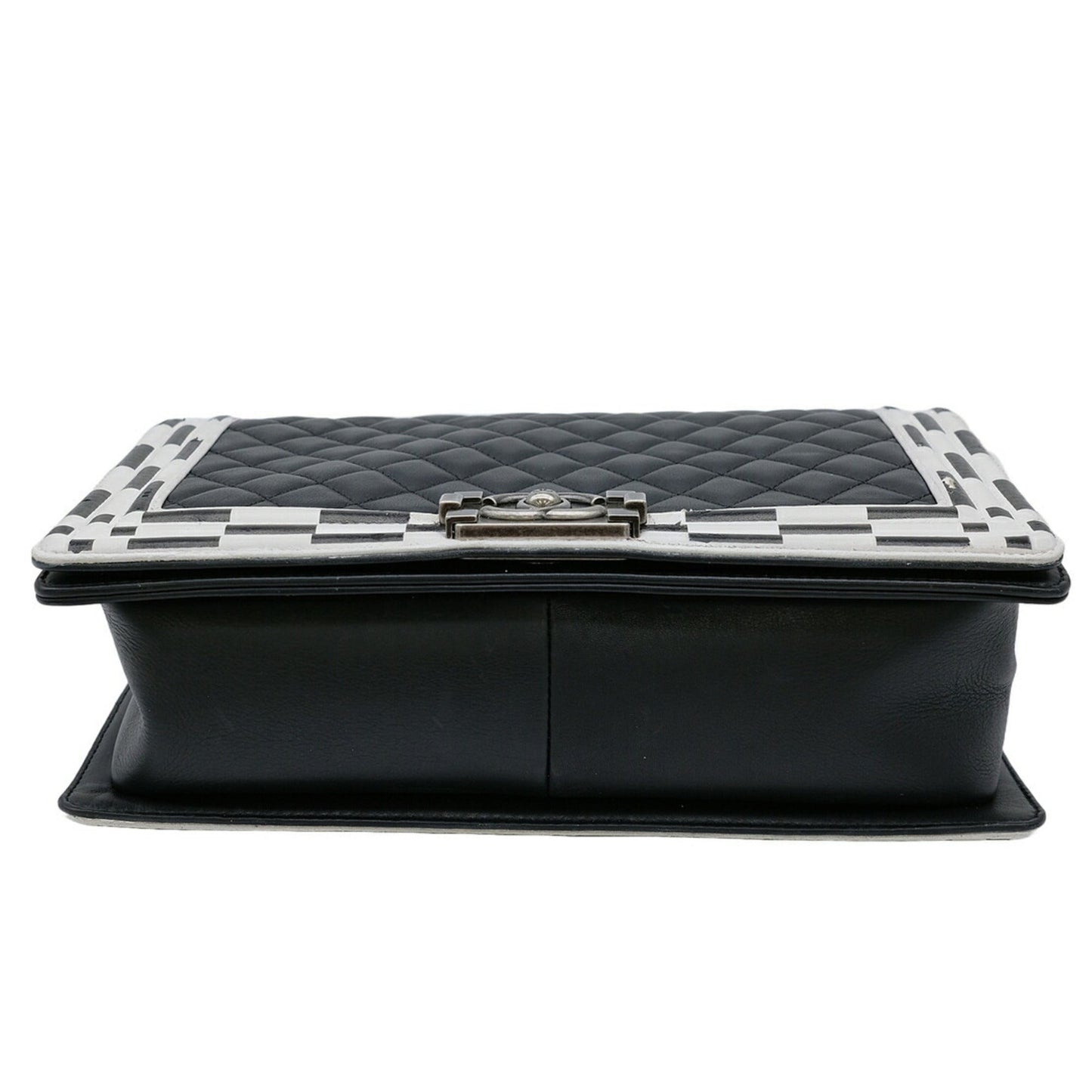 Chanel Sac Boy en cuir noir
