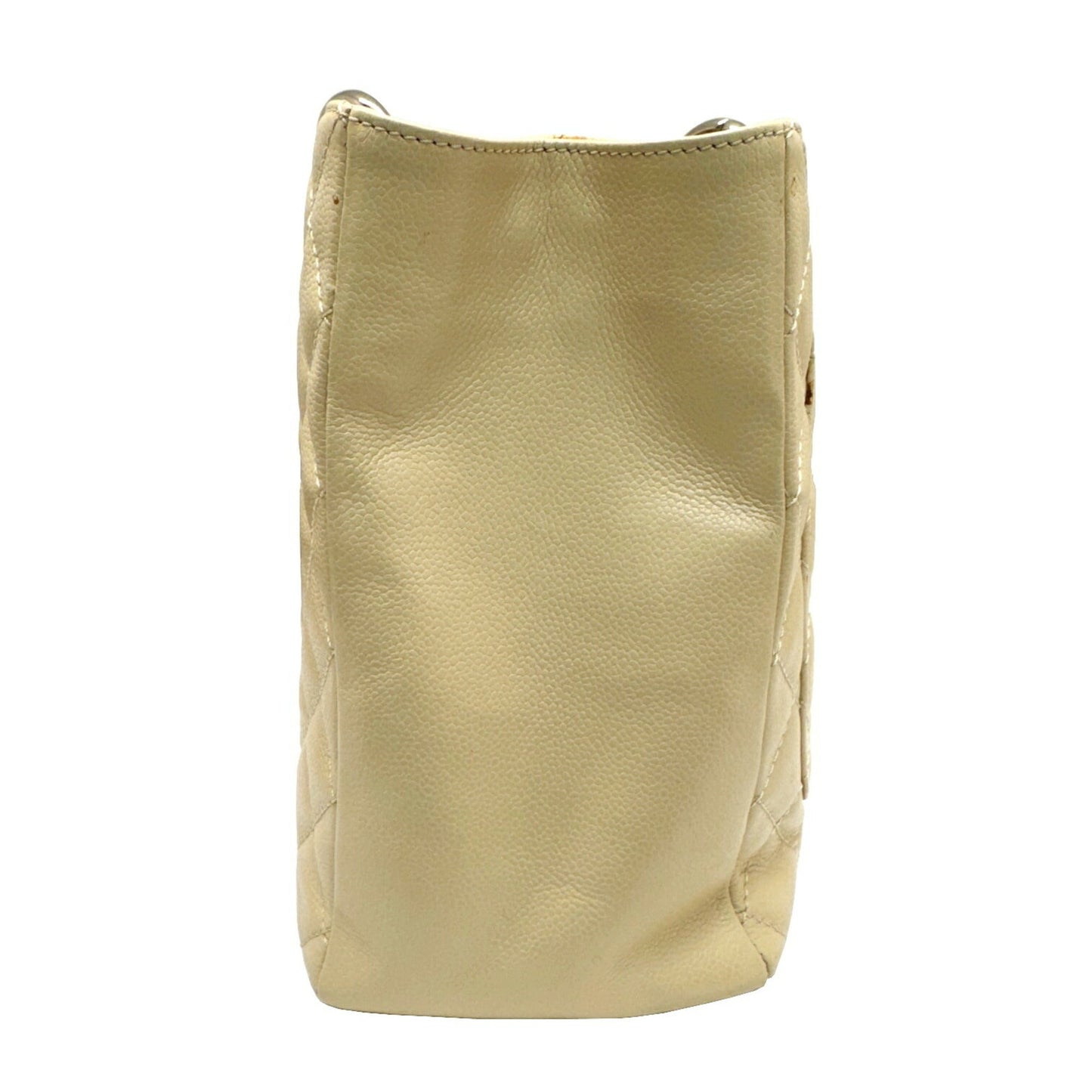 Chanel Sac GST en cuir caviar beige