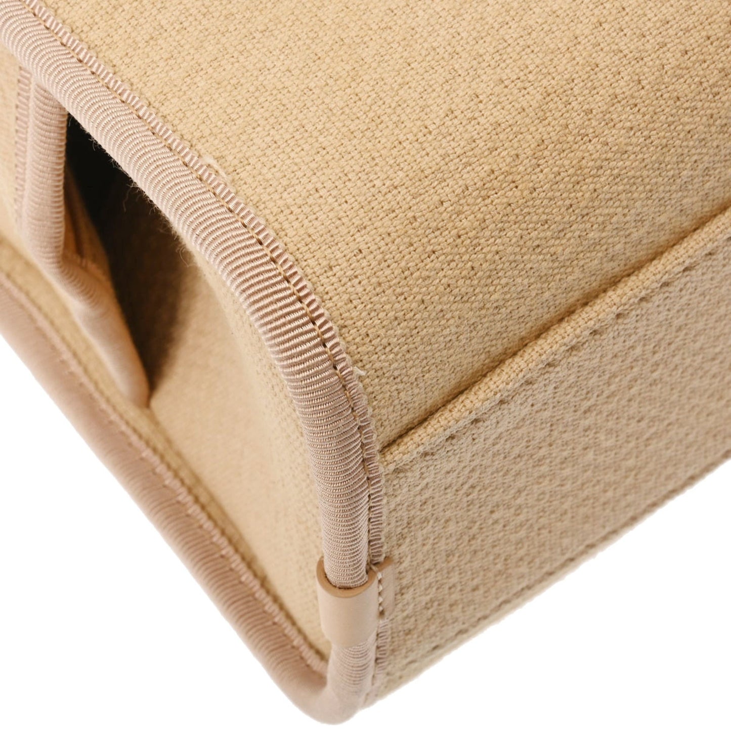 Chanel Sac Deauville en toile beige