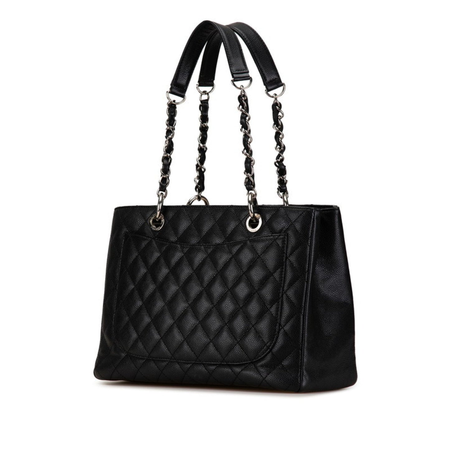 Chanel Sac GST en cuir caviar noir