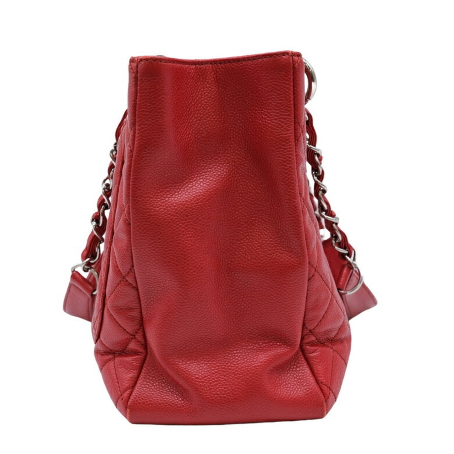 Chanel Sac GST en cuir caviar rouge