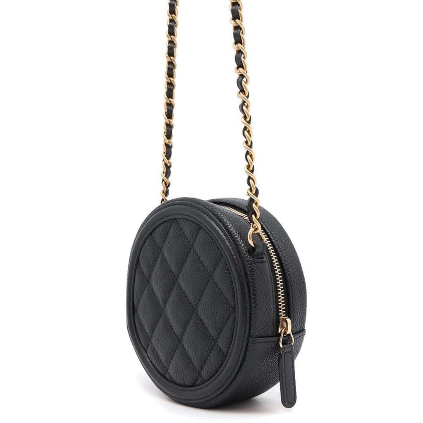 Chanel Sac Filigree en cuir caviar noir
