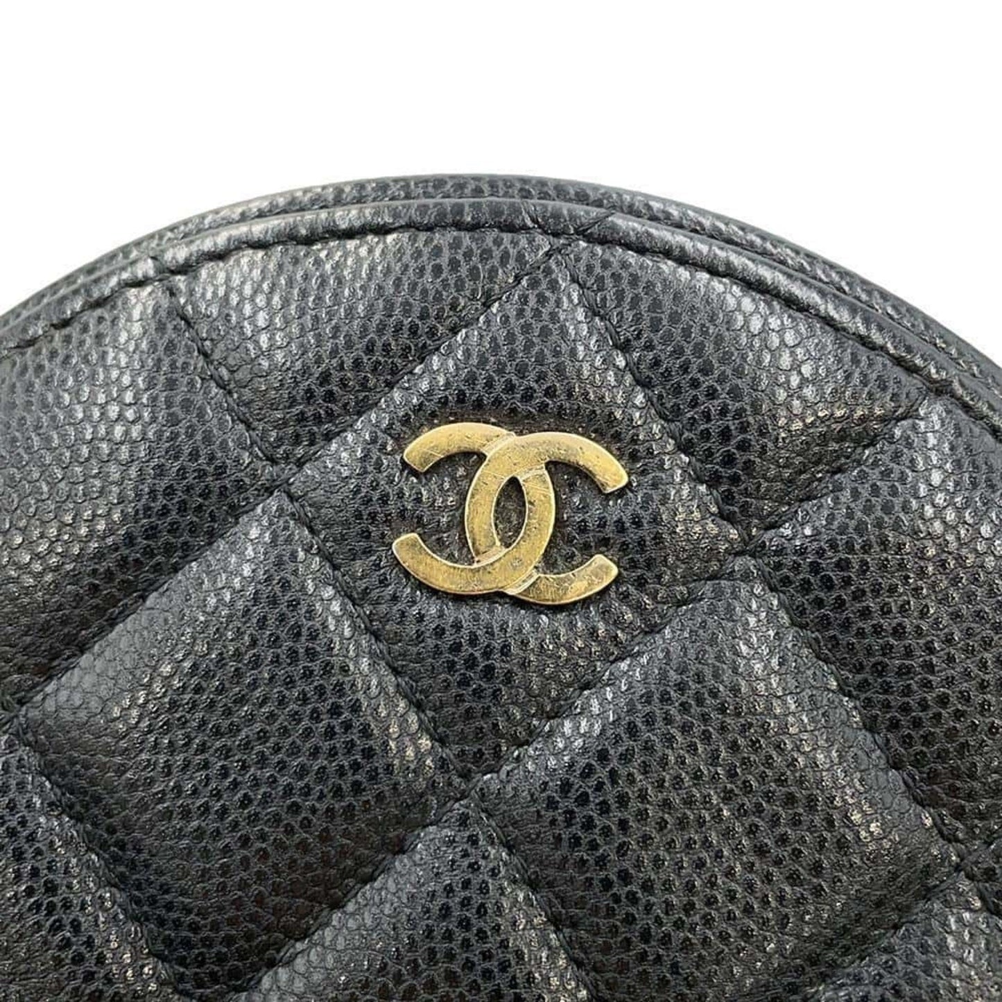 Chanel Sac Classic en cuir caviar noir