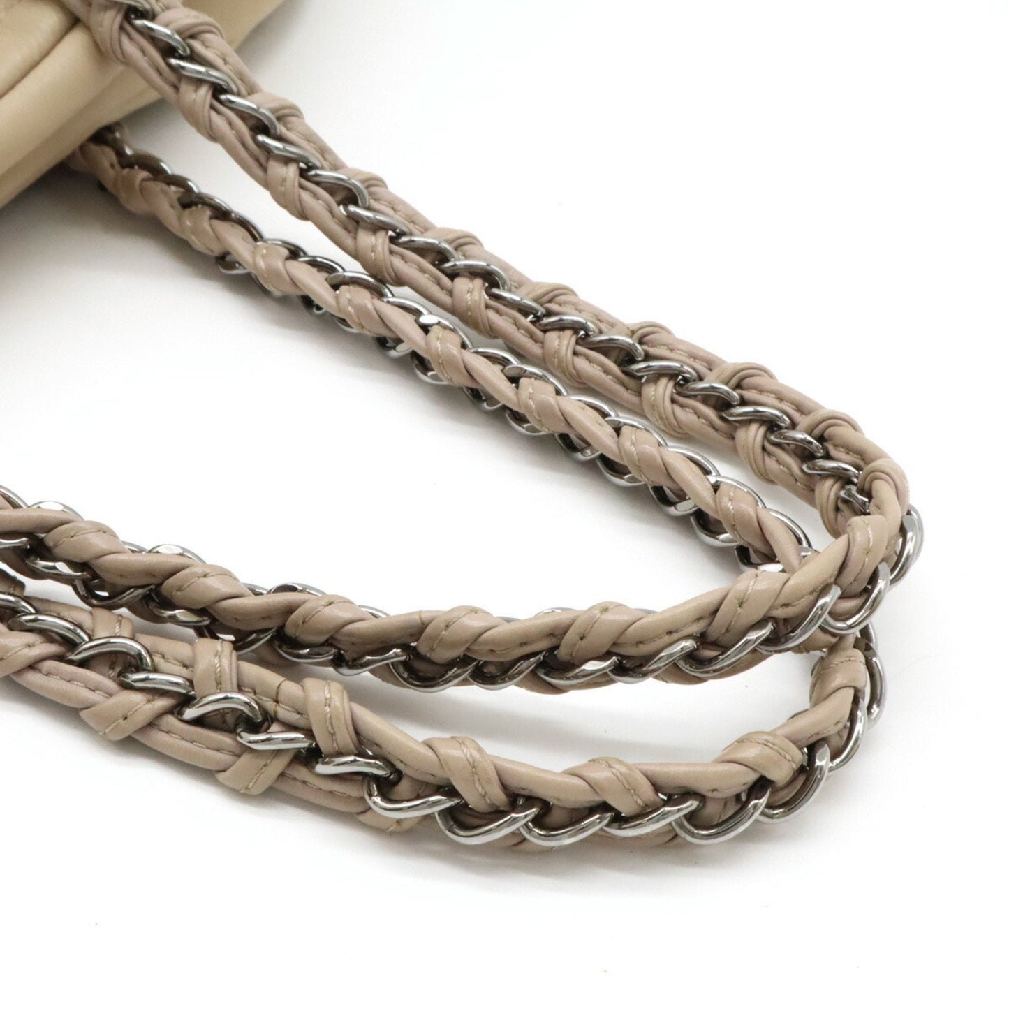 Chanel Sac Luxury Line en cuir beige