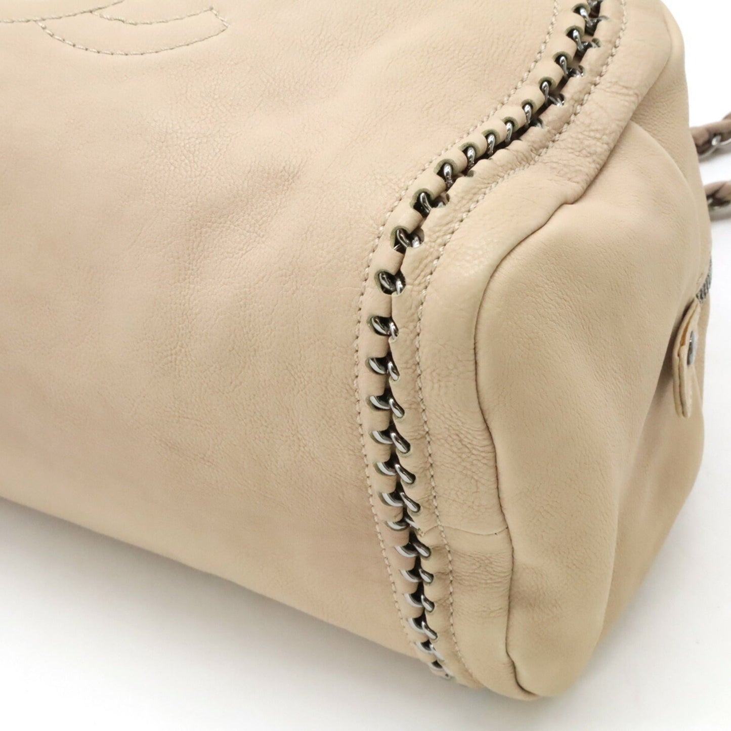 Chanel Sac Luxury Line en cuir beige