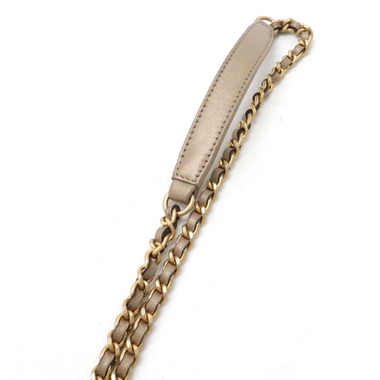 Chanel Sac Camera en cuir dor