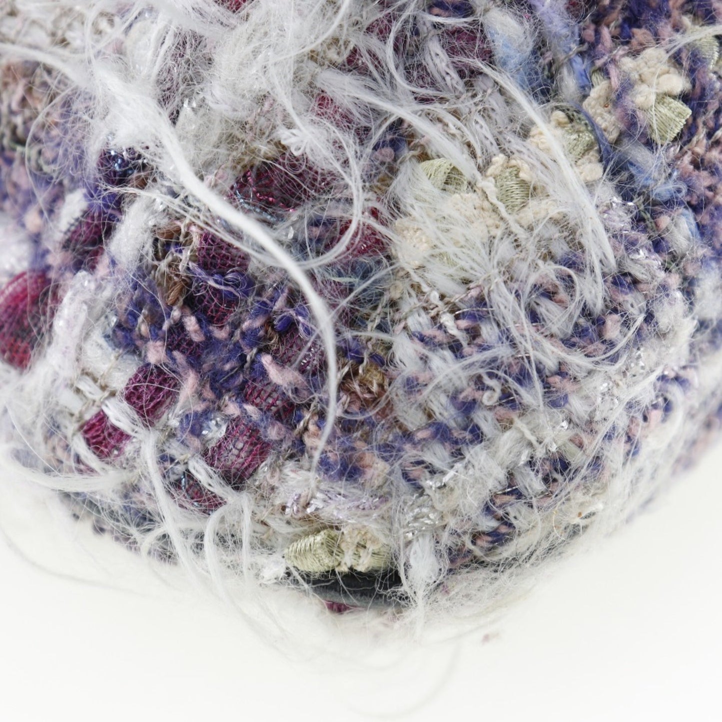 Chanel Sac Flap en tweed violet