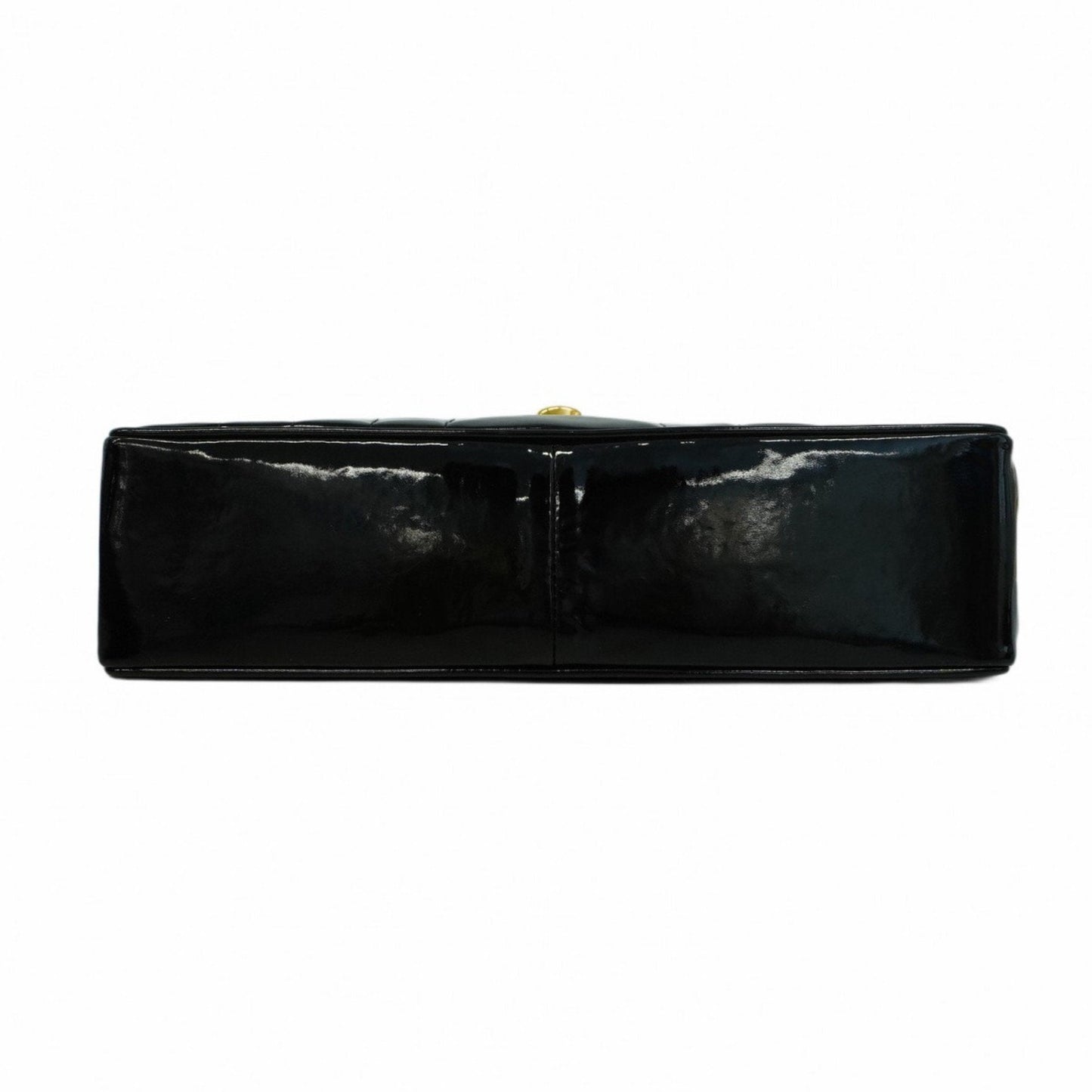 Chanel Sac Mademoiselle en cuir verni noir