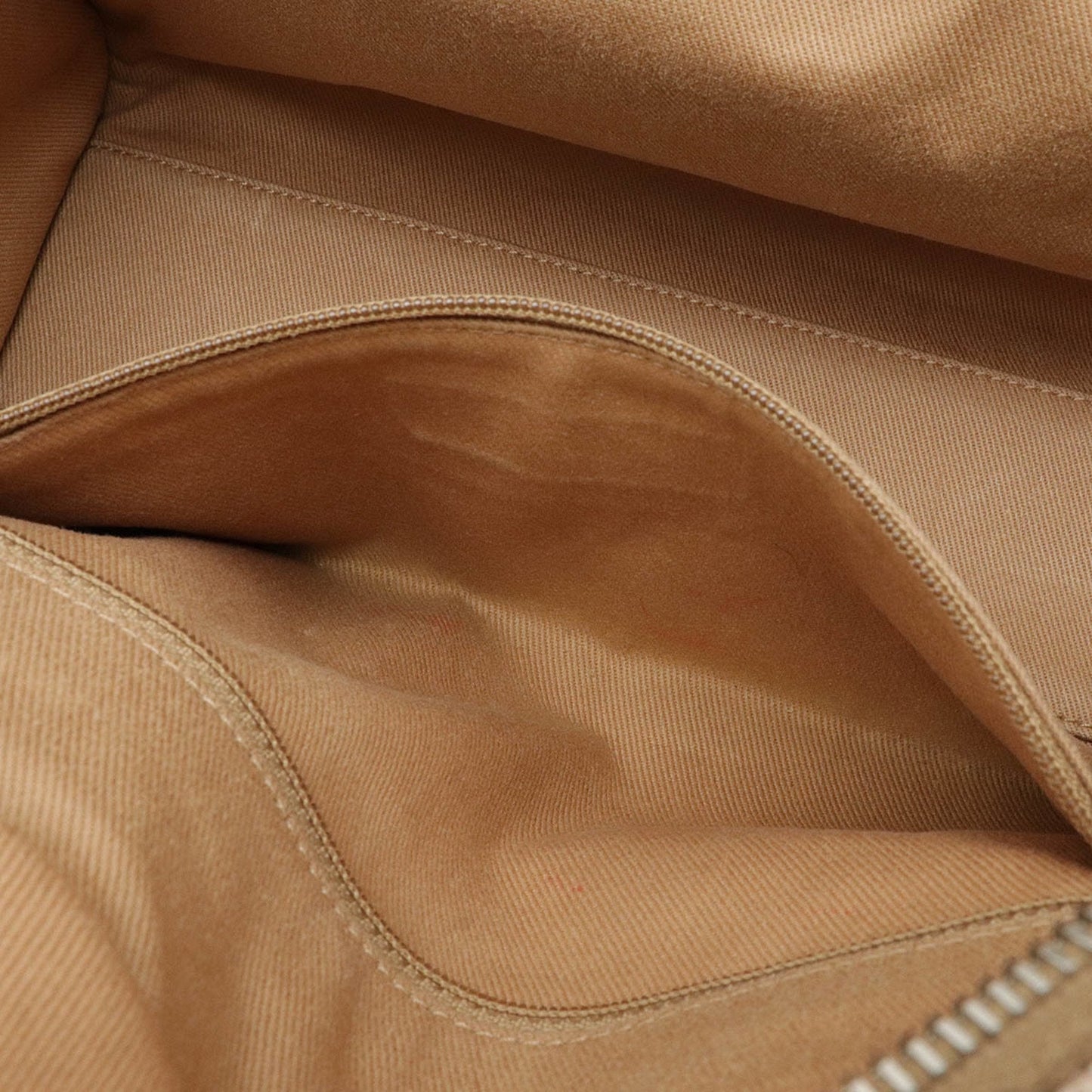 Chanel Sac Deauville en toile beige