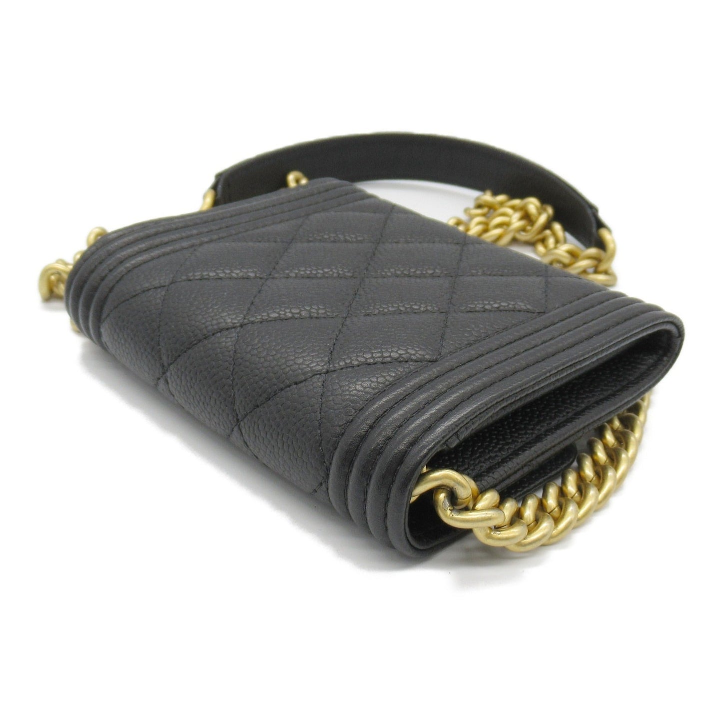 Chanel Sac Boy en cuir noir