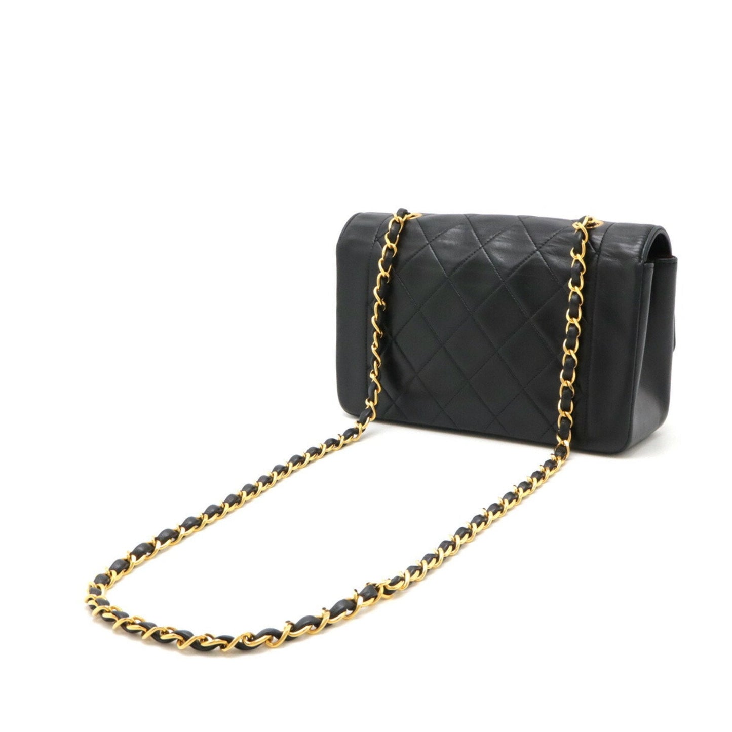 Chanel Sac Diana en cuir noir