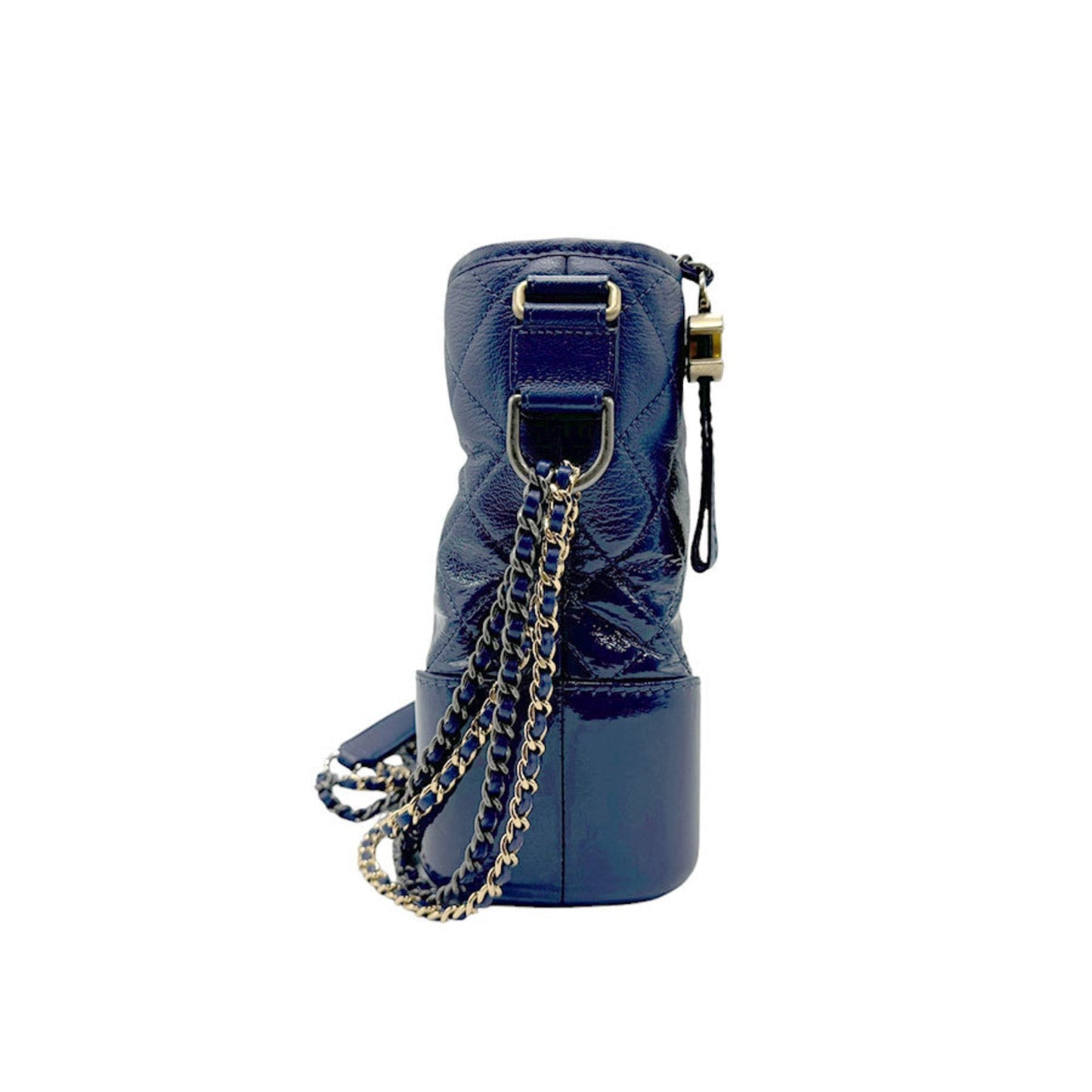 Chanel Sac Gabrielle en cuir bleu