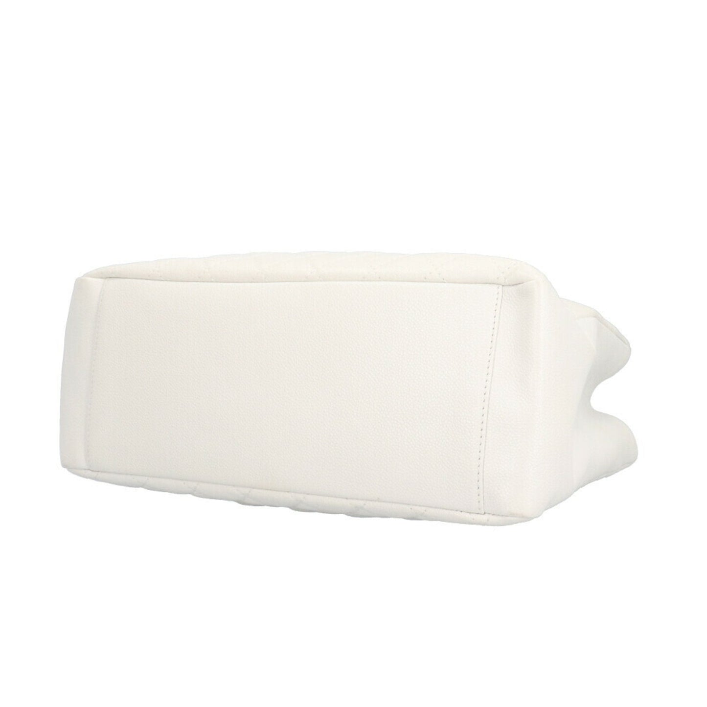 Chanel Sac GST en cuir caviar blanc
