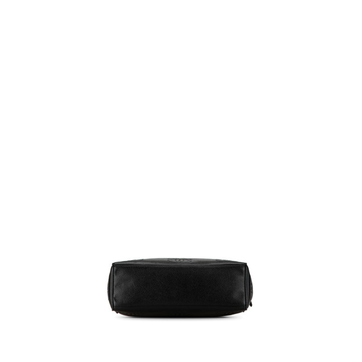 Chanel Sac Chain Tote en cuir caviar noir