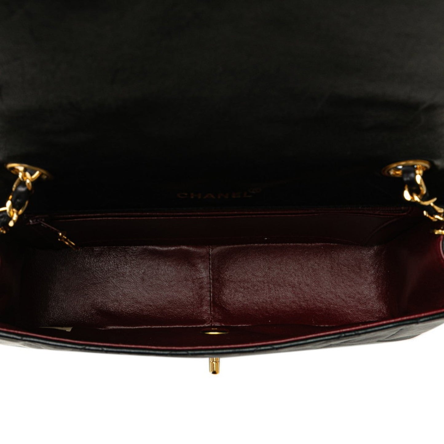 Chanel Sac Diana en cuir noir