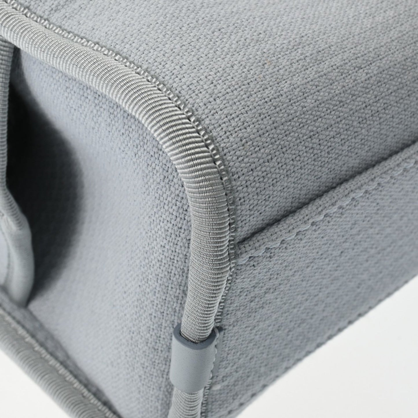Chanel Sac Deauville en toile bleu