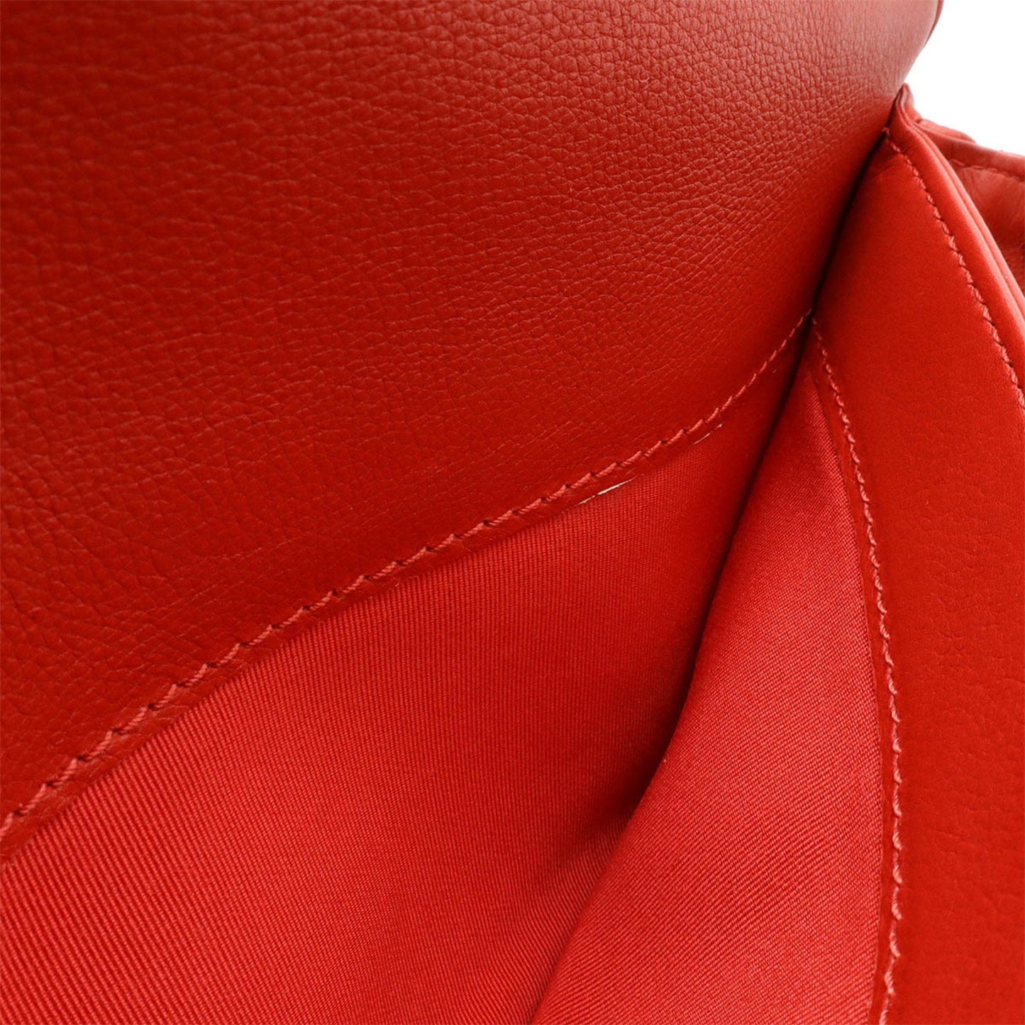 Chanel Sac Boy en cuir rouge