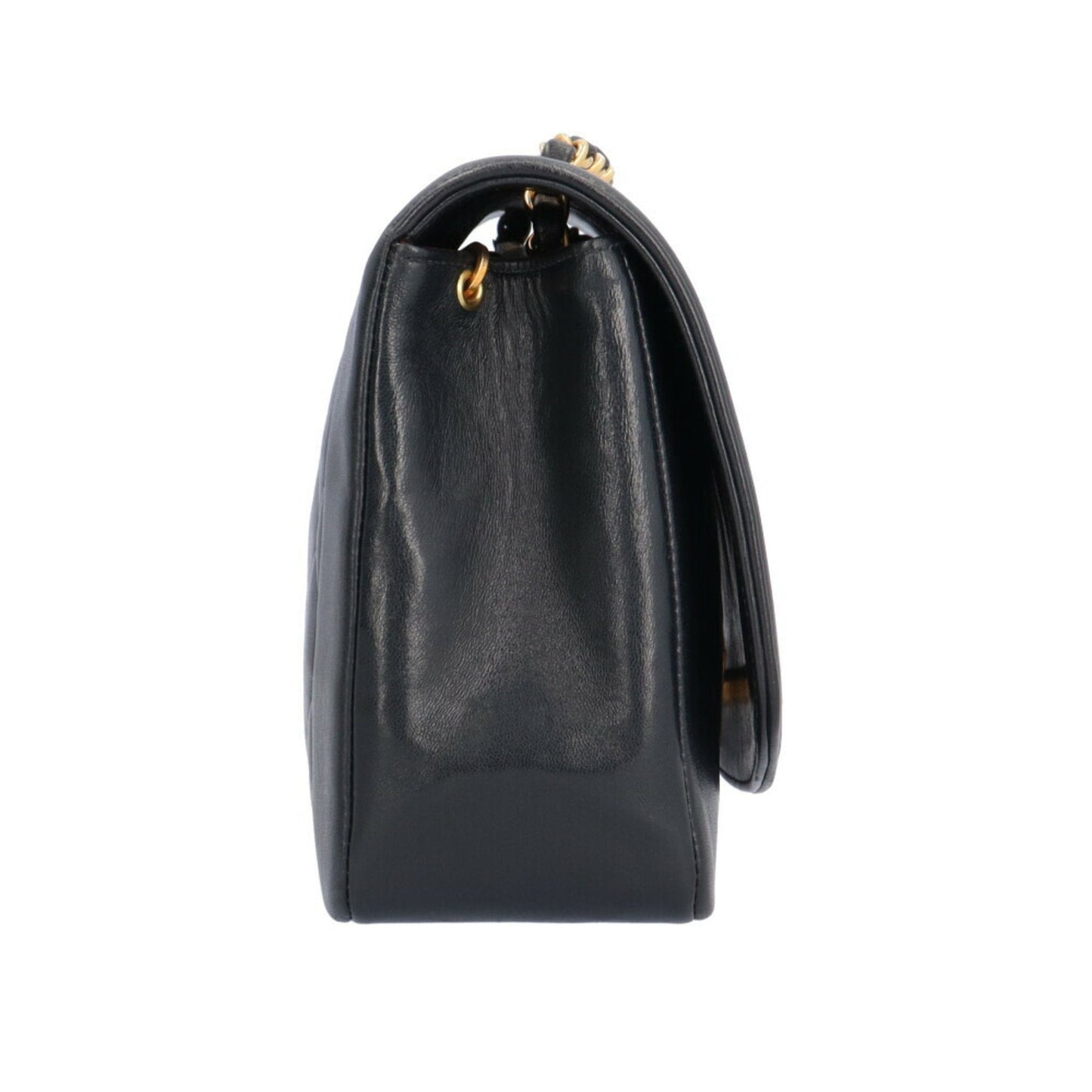 Chanel Sac Diana en cuir bleu