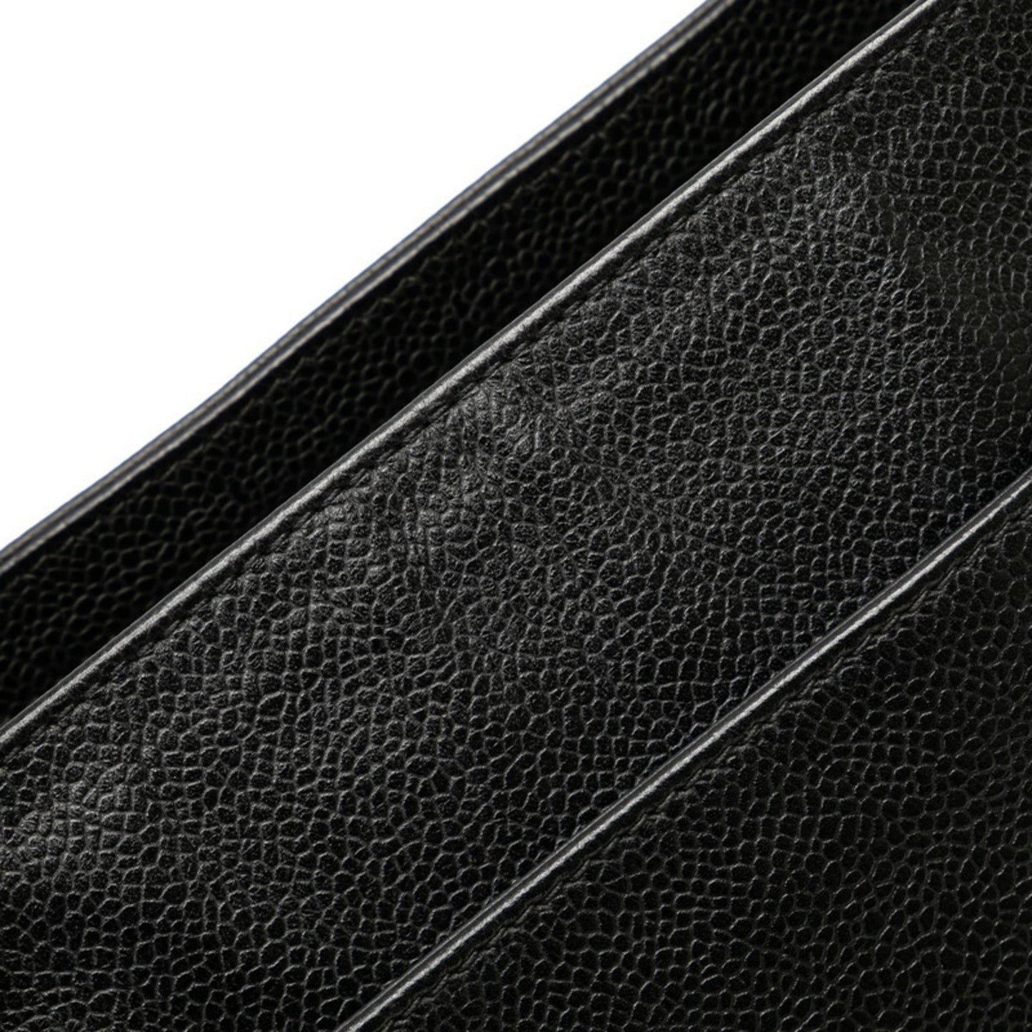 Chanel Sac Chain Tote en cuir caviar noir