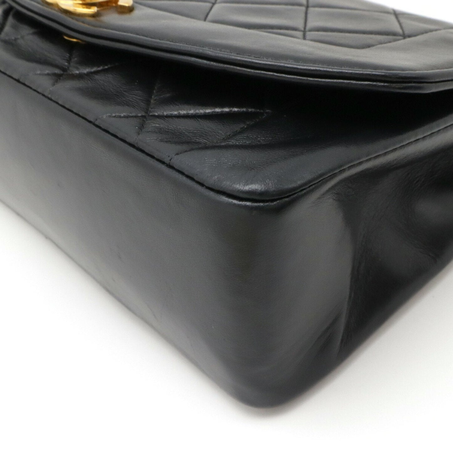 Chanel Sac Diana en cuir noir