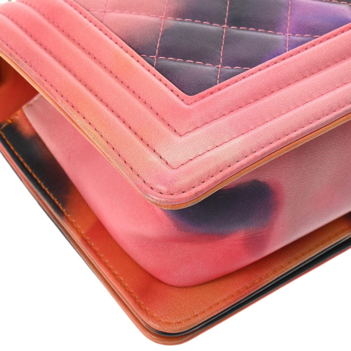 Chanel Sac Boy en cuir marble