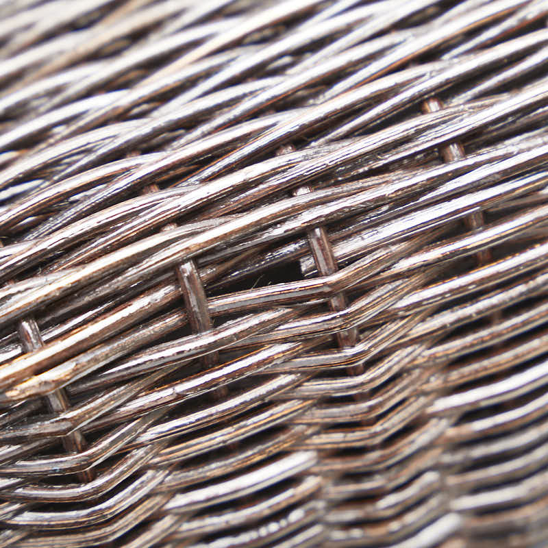 Chanel Coco Mark Rattan Handbag Brown