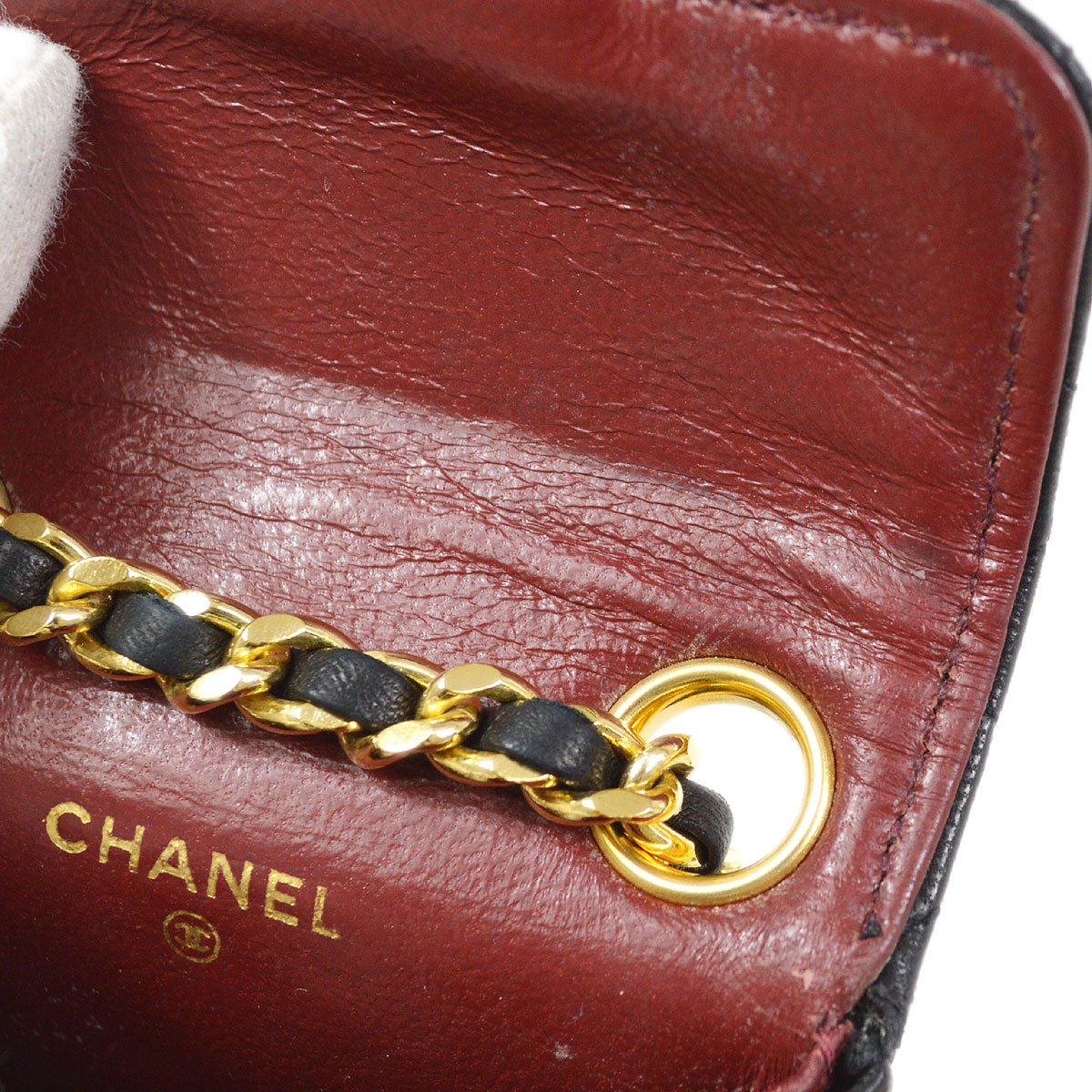 CHANEL Micro Bum Belt Bag Black Lambskin