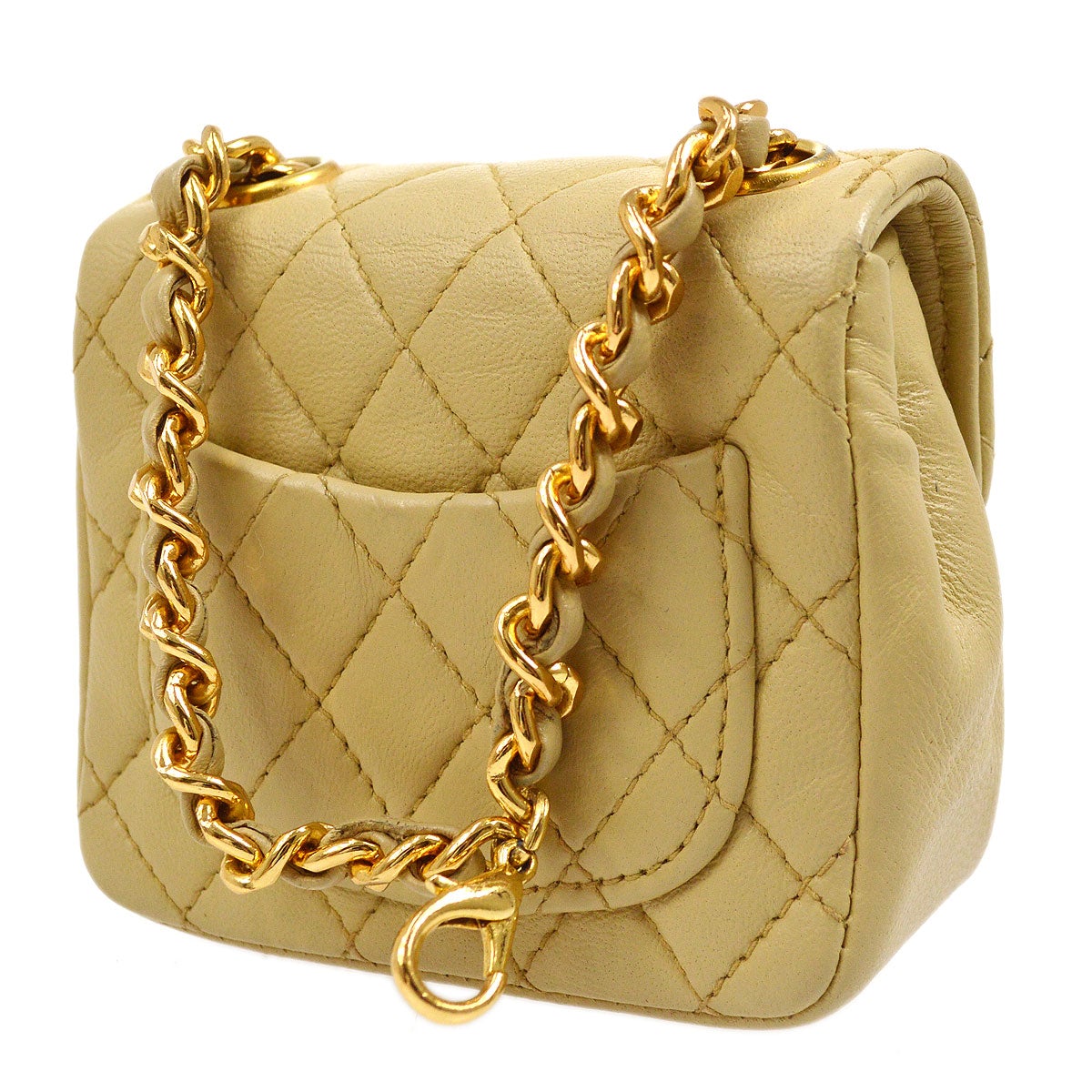 CHANEL 1990s Lambskin Belt Bag Micro