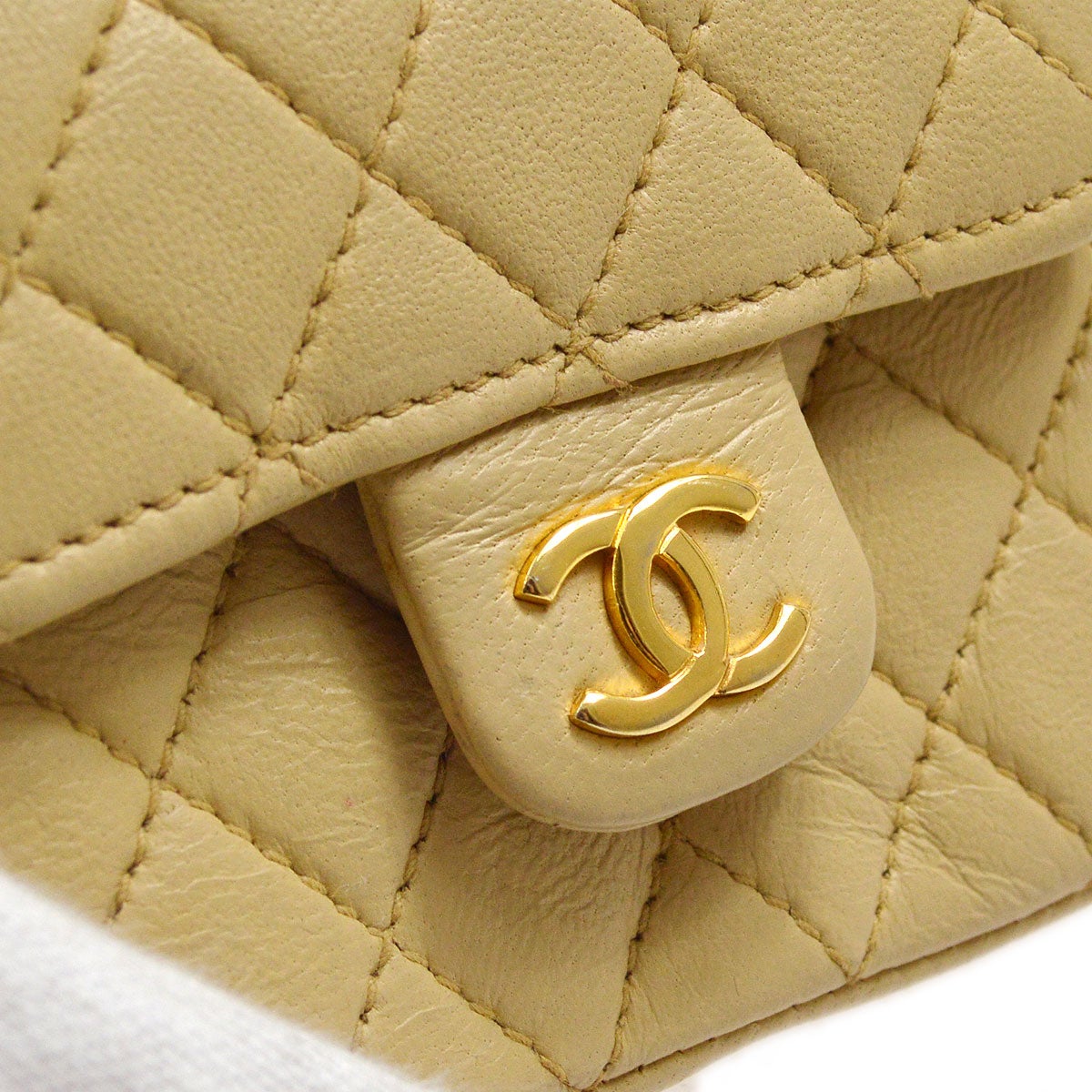 CHANEL 1990s Lambskin Belt Bag Micro