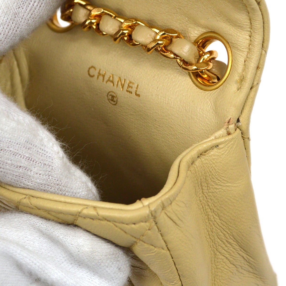 CHANEL 1990s Lambskin Belt Bag Micro