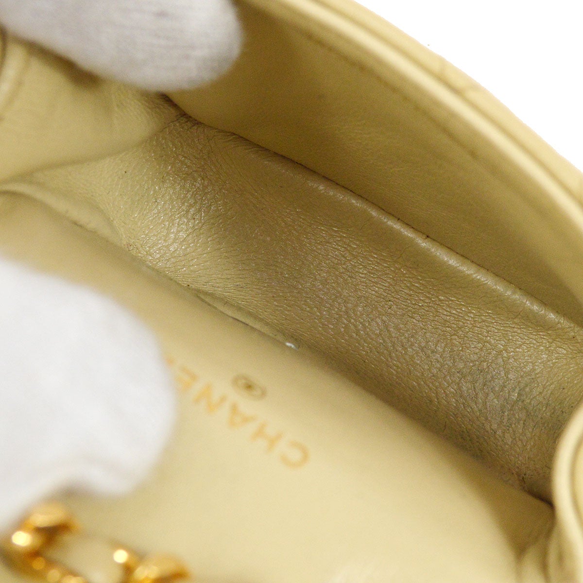 CHANEL 1990s Lambskin Belt Bag Micro