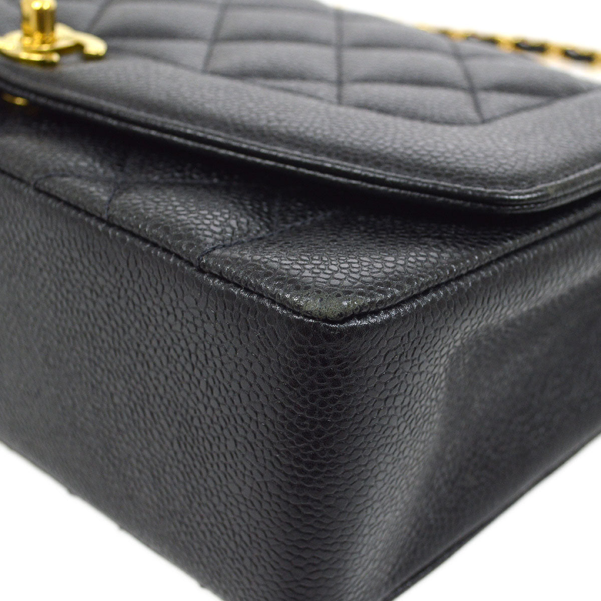 CHANEL 1994-1996 Black Caviar Diana Medium