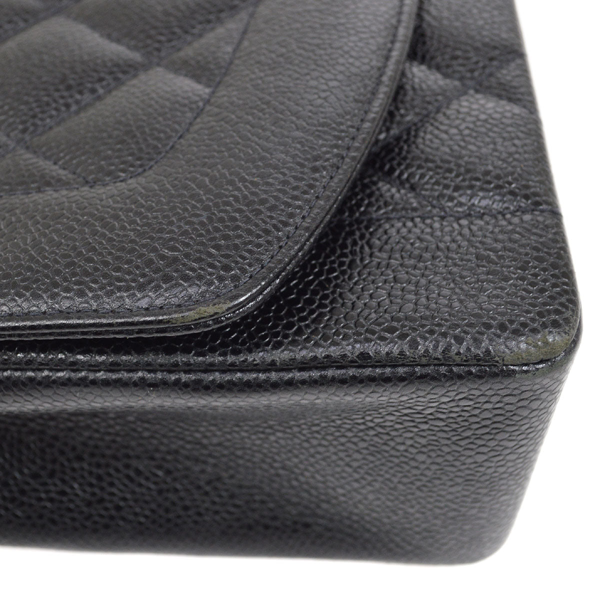 CHANEL 1994-1996 Black Caviar Diana Medium