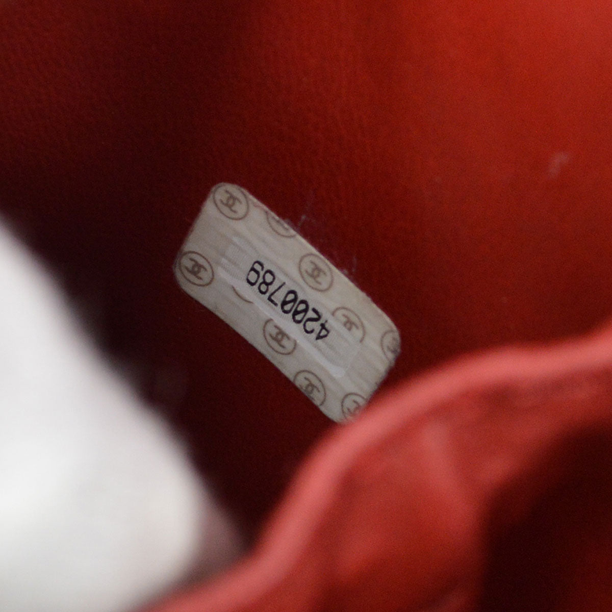 CHANEL 1996-1997 Red Caviar Timeless Vanity Handbag