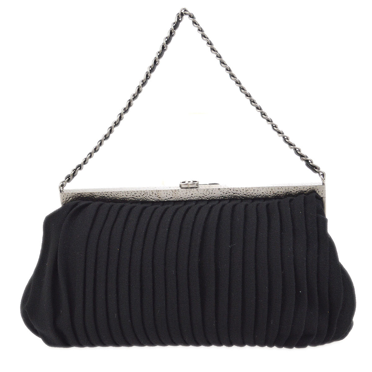 CHANEL 2006-2008 Black Evening Bag