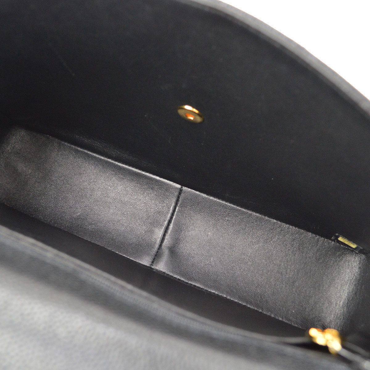 CHANEL 2000-2001 Classic Flap Jumbo Black Caviar