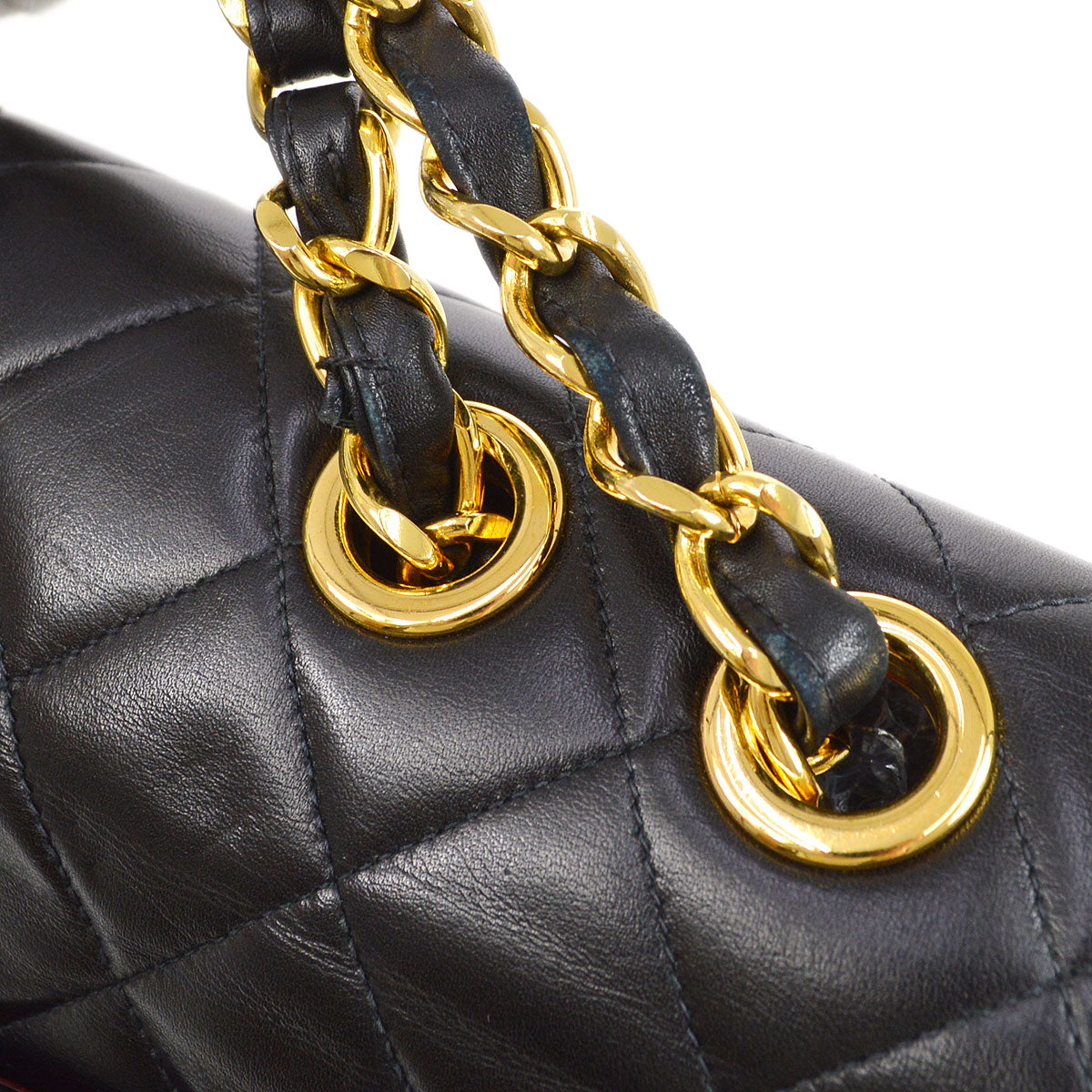 CHANEL 1995 Black Lambskin Classic Flap Maxi