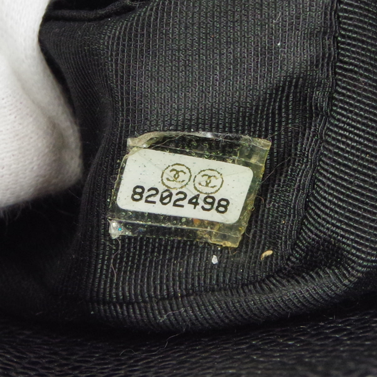 CHANEL Petite Shopping Tote PST Chain Hand Tote Bag Black Caviar