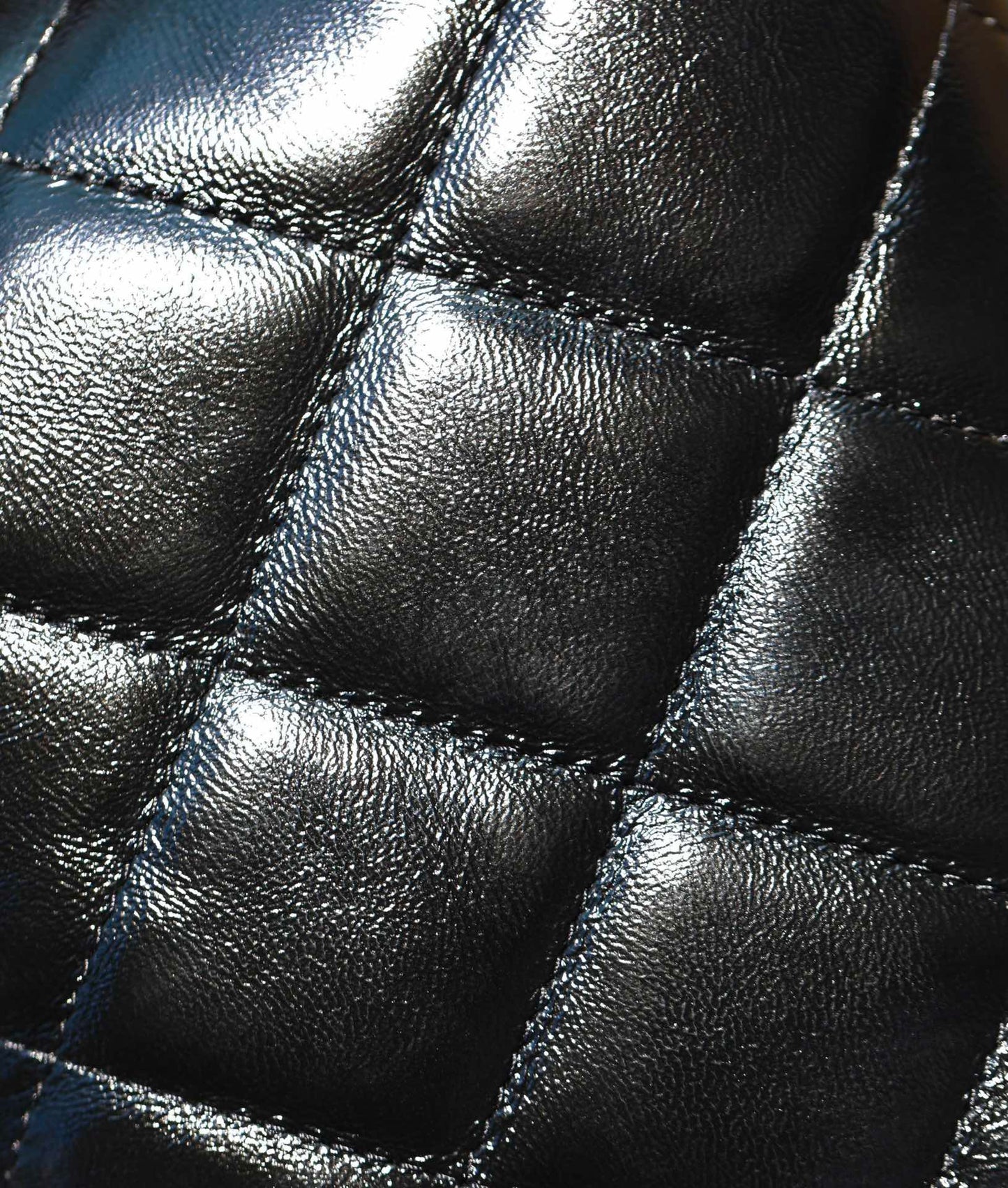 CHANEL 24B Cluth With Chain Black Lambskin Gold Hardware