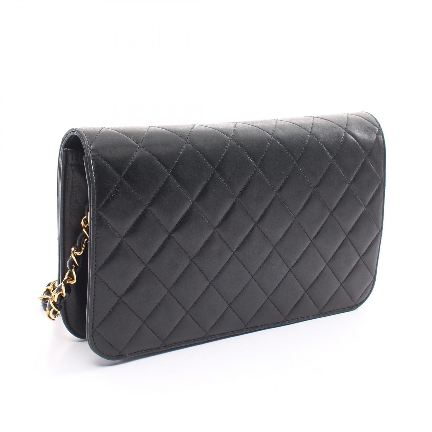 Chanel Matelasse Lambskin Shoulder Bag Black